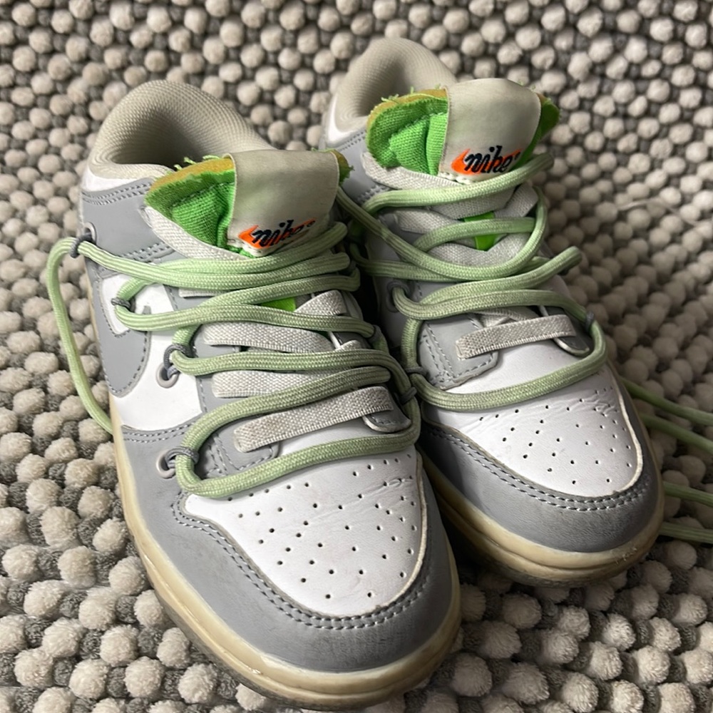 Kids off white sneaker 13 boys Off-White x Dunk Low Nike